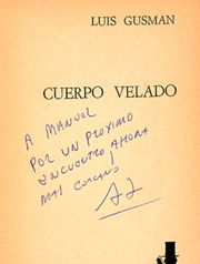 Cuerpo velado dedicado por el autor